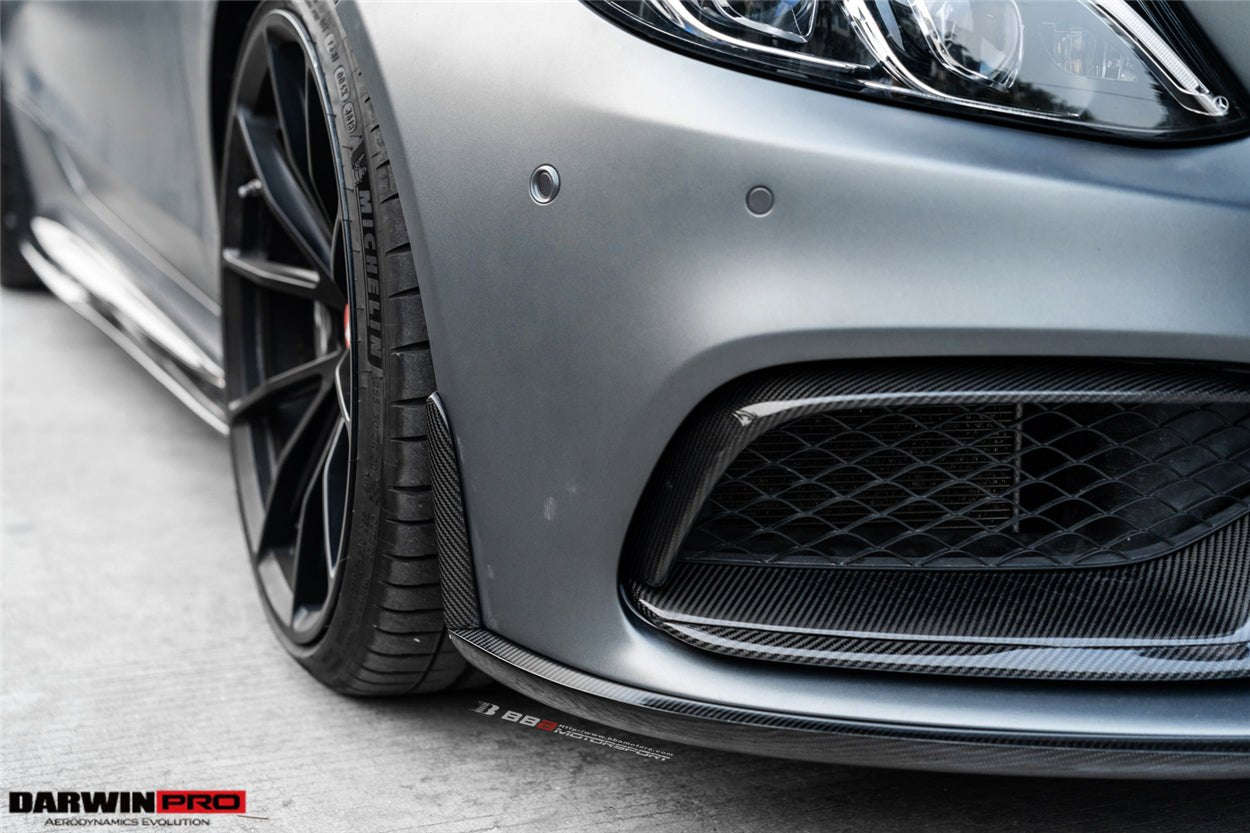 2015 - 2021 Mercedes Benz W205 C63&S AMG Carbon Fiber Front Canards